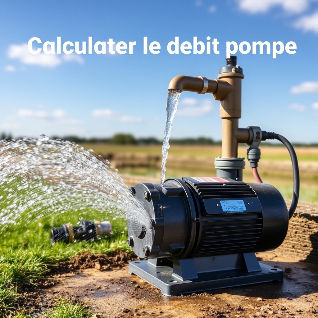 Calculer le débit pompe : formule et exemples pour une gestion optimale